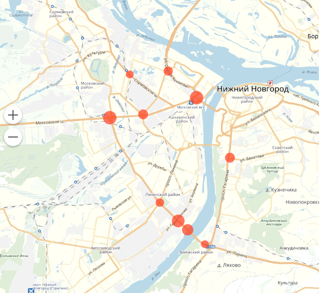 Карта нижнего новгорода с улицами и домами проложить маршрут на автобусе