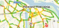 Загруженность на нижегородских дорогах оценивается в шесть баллов 23 января